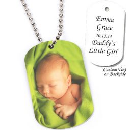 Baby Picture Dog Tag